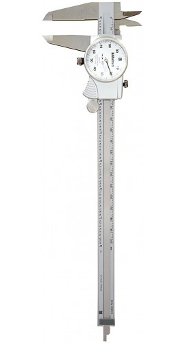 Mitutoyo 505-743 Dial Caliper 0-8", 0.1"/Revolution