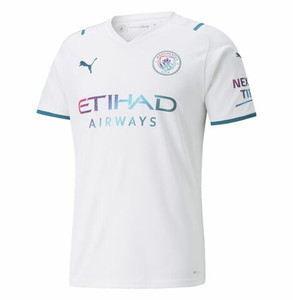 Manchester City Away Jersey 23-24 Adult White