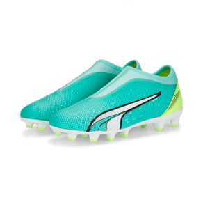 Puma Ultra Match Laceless Firm Ground Kids Electric Peppermint