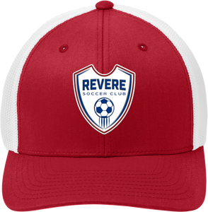 Revere Flexfit Mesh Back Cap Red / White