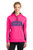 Hudson United "Hudson Soccer" Ladies Fleece Colorblock Hoodie