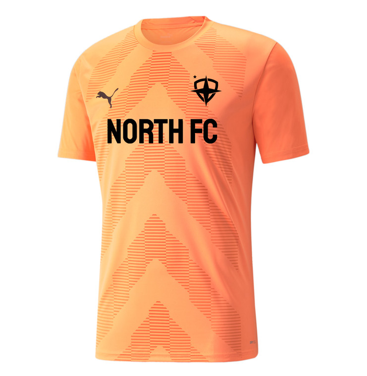 North Puma Goalie Jersey Neon Citurs Short Sleeve