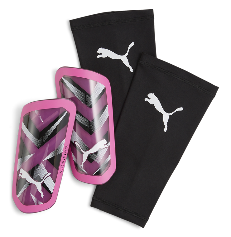 Puma Ultra Flex Sleeve Shinguards Pink