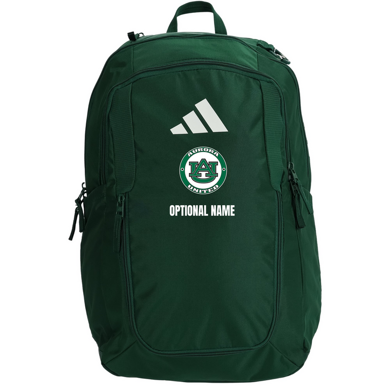 Aurora United Adidas Soccer Backpack DK Green