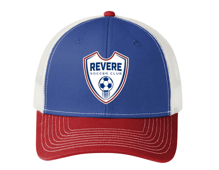 Revere Snapback Trucker Hat Patriot Blue / Red / White OSFM