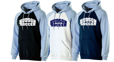 Hudson United Hoodie with "HUDSON SOCCER" logo