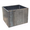 Yard Couture Raw Corten Steel Symmetrical Cube Planter Box: Picture Shown In Raw Corten Steel Pre Patina.