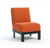 Homecrest_Elements_Modular_Armless_Chat_Chair_Outdoor_Seating_Canvas_Rust_Onyx_Black