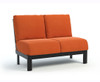 Homecrest_Elements_Modular_Armless_Loveseat_Outdoor_Seating_Canvas_Rust_Onyx_Black