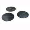 Folding Stainless Steel Snuffer Cover: Black Finish