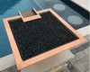 Grand Effects Square Builder Series Fire And Water Bowl: As shown in the smooth copper finish. 