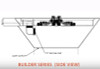 Bobe Builder Series Fire & Water Bowl Original Lip Technical Drawing: As Shown Side View