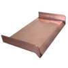 Bobe Smooth Flow Series Copper Spillway: Spillway as shown in polished copper finish.