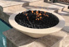 The Outdoor Plus Cazo Fire Bowl: As shown the 31 inch diameter concrete bowl in the vanilla finish.