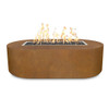 The Outdoor Plus Pispo Fire Table: T.O.P Fire Pispo fire pit shown with the corten steel natural rust finish