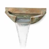 Premium Wall-Mounted Water Bowl with Copper Patina