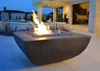 Legacy Square Gas Fire Pit:  As shown concrete natrual gas fire table.