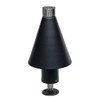 Black Cone Tiki Torch By Fire By Design: As shown electronic torch natural gas.