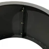 Raised aluminum garden bed: Modular seam, gray powder coated finish.