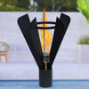 The Fin Tiki Torch By Fire By Design. Automatic ignition natural gas.