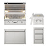 The Outdoor Plus Videl USA Grill Signature Collection 2 BBQ Island Kit