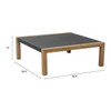 Zuo Teras Coffee Table Gray