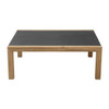 ZUO MODERN Zuo Teras Coffee Table Gray, minimalist rectangular coffee table with wooden legs and a gray tabletop.