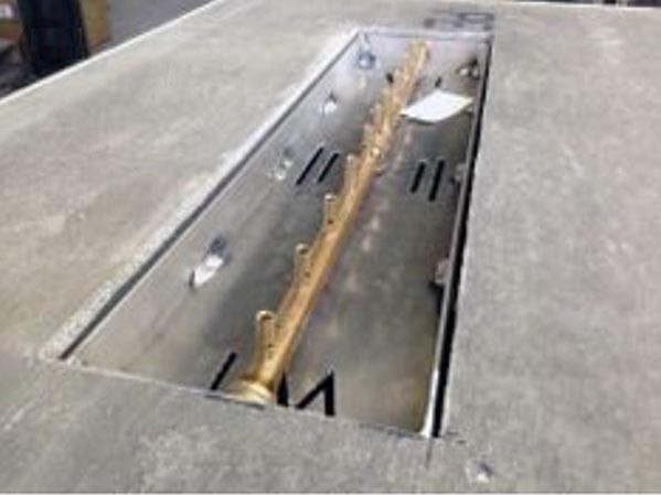 Warming Trends Crossfire Rectangle Ready To Finish Fire Pit Kit | Yard ...