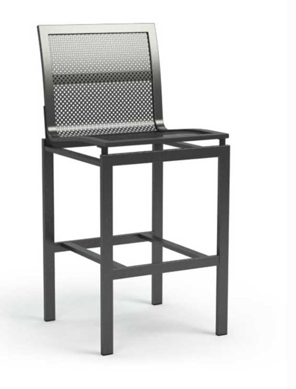 Allure Mesh Aluminum Armless Bar Stool HomeCrest