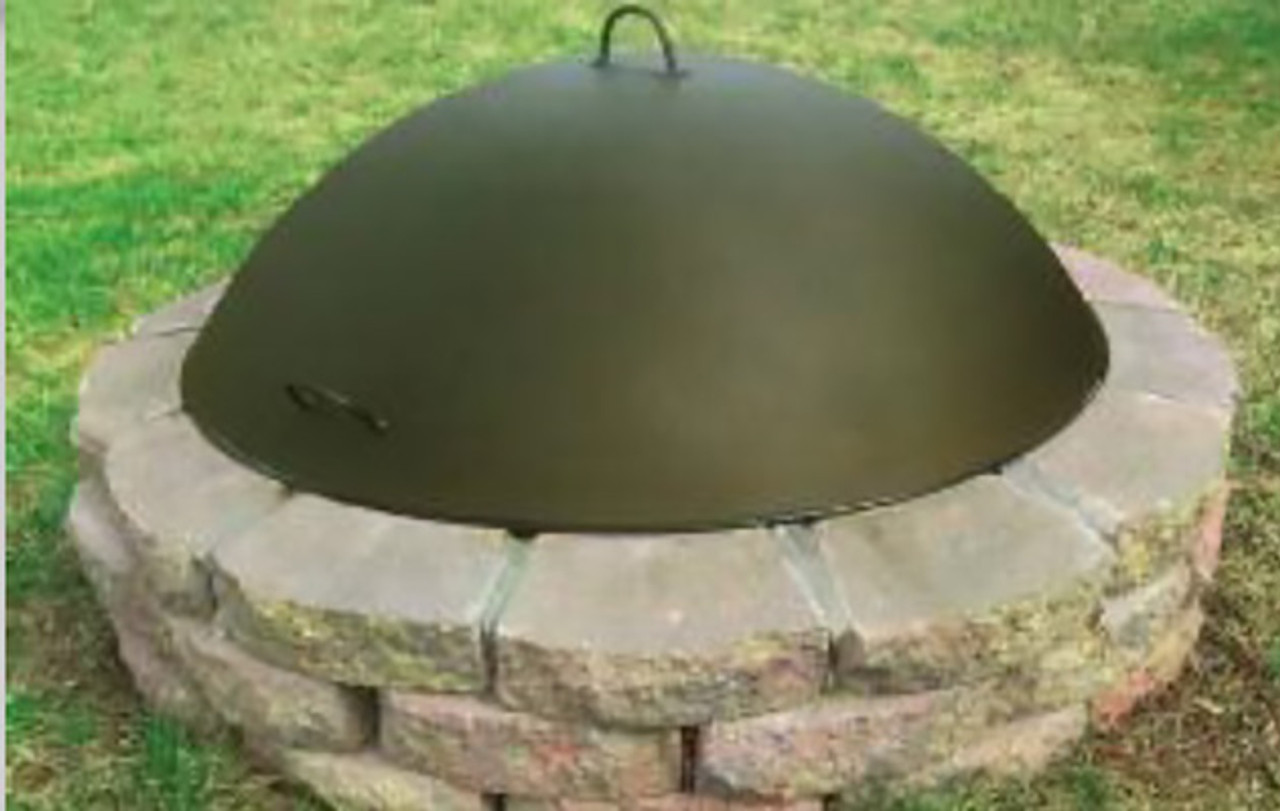 Dome Fire Pit Snuffer Cover Yard Couture