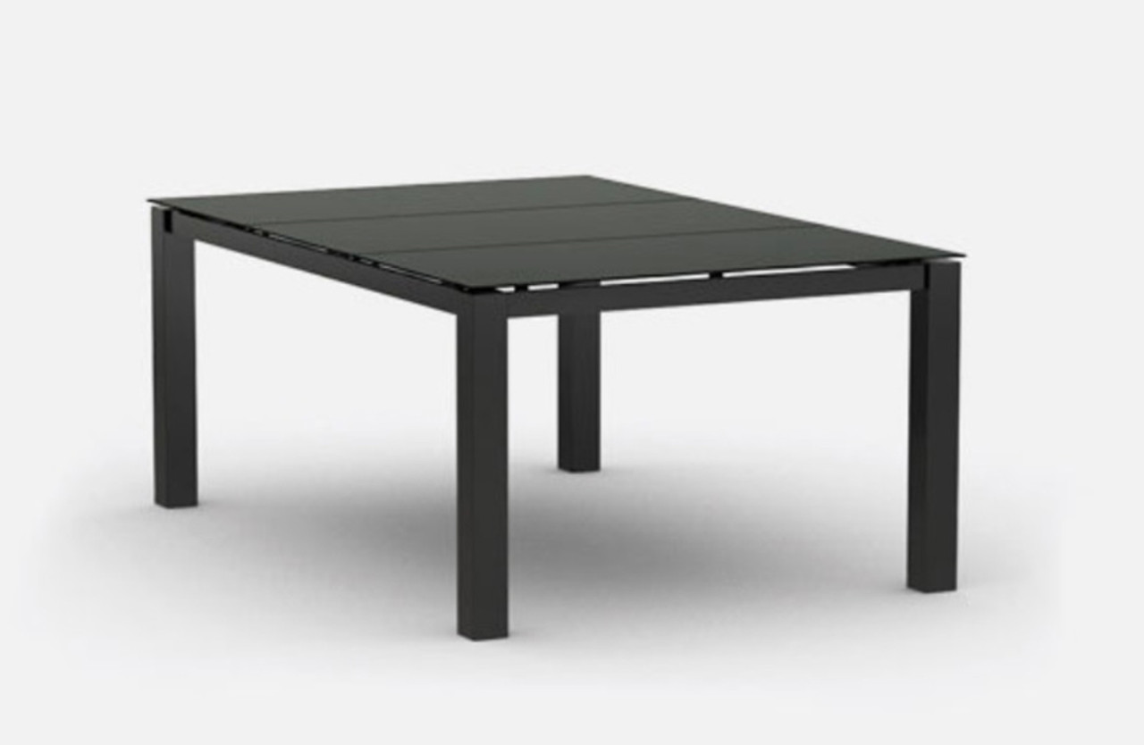 Homecrest Mode Rectangle Aluminum Dining Table 66 L 88 L