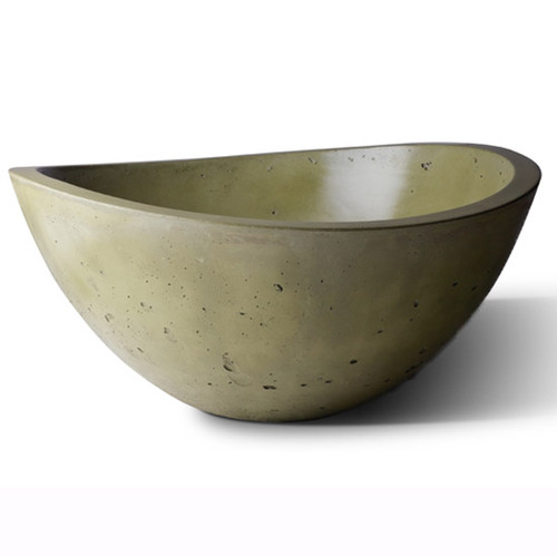 Small Wave Concrete Planter By Slick Rock Concrete: As shown in the Seafoam GFRC finish.