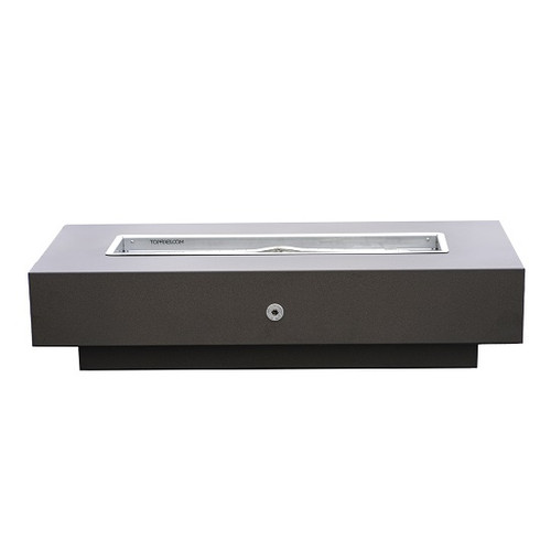 Coronado Fire Pit by The Outdoor Plus: Picture shown in the black metal finish.