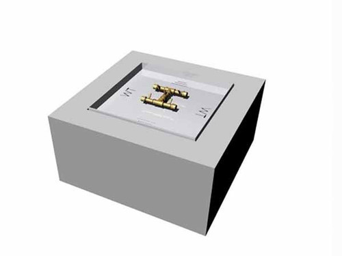 Crossfire 36 60 Inch Square Ready To Finish Fire Pit Kit