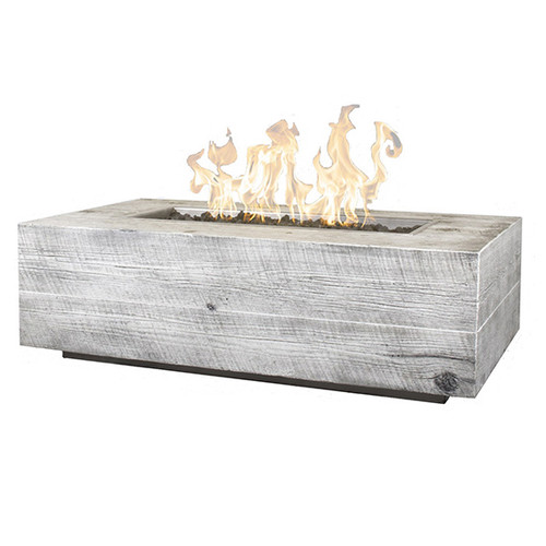 Outdoor Plus Coronado Wood Grain GFRC Concrete Fire Pit
