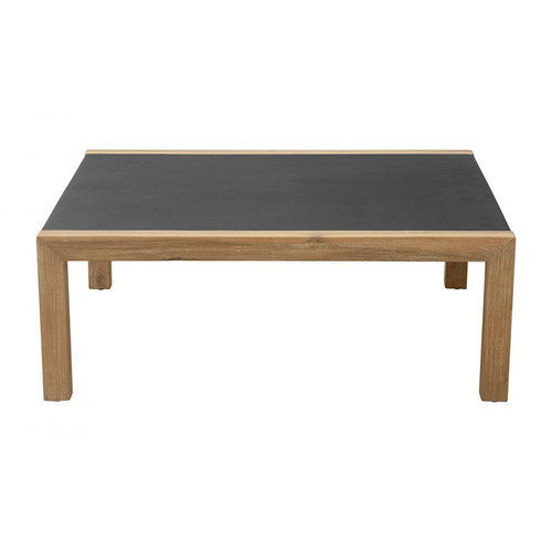 Zuo Teras Coffee Table | Concrete-Look & Acacia Wood
