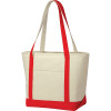 Red - Premium 18oz Cotton Canvas Boat Tote | Hardgoods.ca