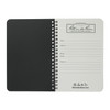 4.6” x 7” Rite in the Rain Side Spiral Notebook | Black