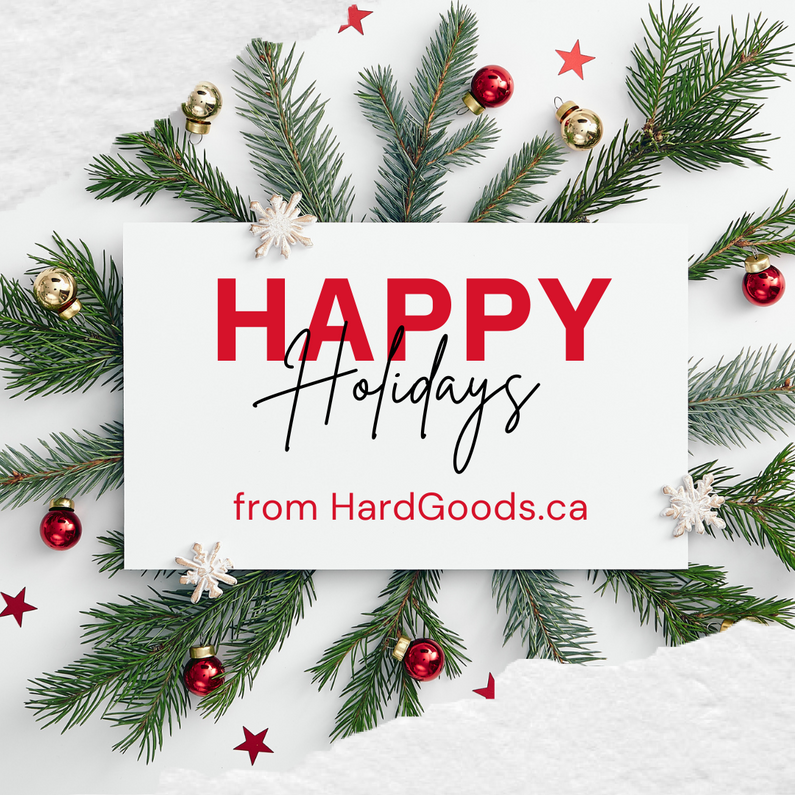 Happy Holidays from HardGoods.ca!