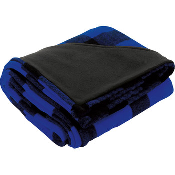 Blue - Buffalo Plaid Ultra Plush Throw Blanket | Hardgoods.ca