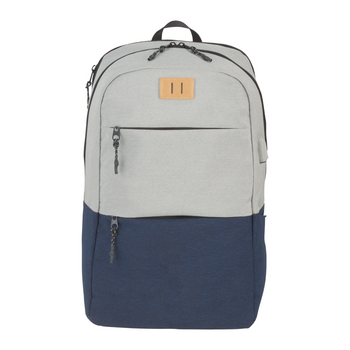 Navy/ Grey - NBN Linden 15'' Computer Backpack | HardGoods.ca