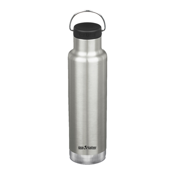 Klean Kanteen Eco Insulated Classic 20oz Water Bottle - Loop Cap | Silver