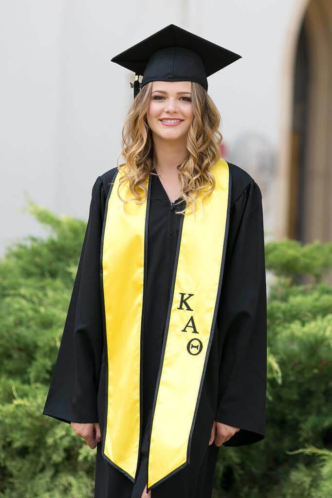 Kappa Theta Graduation Stole