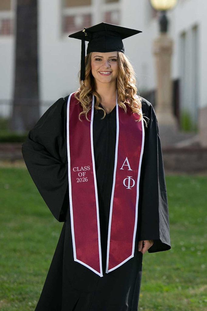 Alpha Phi Class of 2026 Graduation Stole