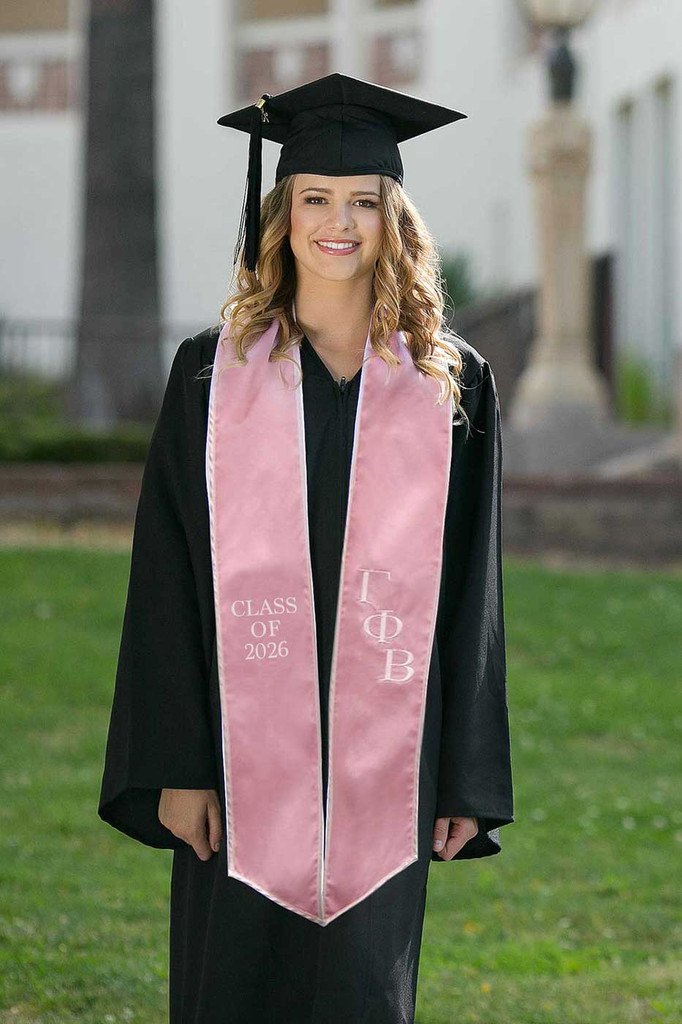 Gamma Phi Beta Class of 2026 Graduation Stole