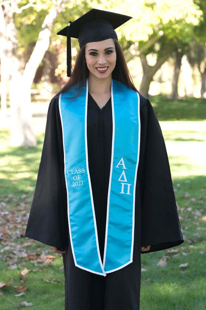 Alpha Delta Pi Class of 2027 Graduation Stole