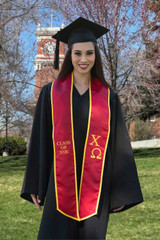 Chi Omega Class of 2026 Graduation Stole