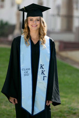 Kappa Kappa Gamma Class of 2027 Graduation Stole
