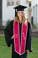 Alpha Sigma Alpha Class of 2027 Graduation Stole