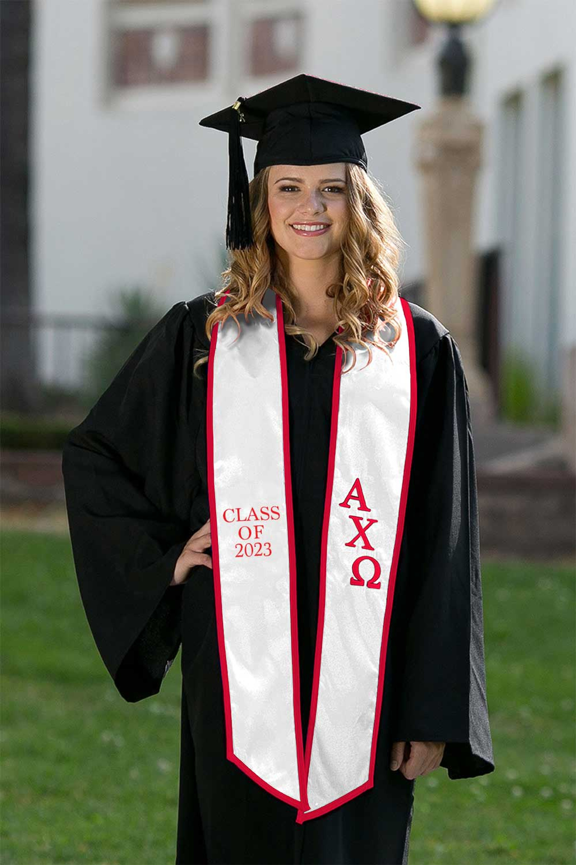 Alpha Chi Omega Graduation Stoles | Sorority Stole Store